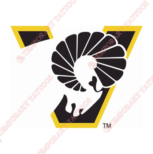 Virginia Commonwealth Rams Customize Temporary Tattoos Stickers NO.6838